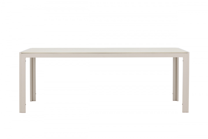 Esstisch \'Mirko\' 205x74cm - Beige in der Gruppe Möbel / Gartenmöbel / Gartentisch bei Reforma (9810-222)