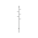 Kleiderbügel \'Ljusdal\' 24cm - Schwarz