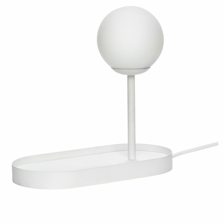 Tischlampe 'Tablett' - Weiß