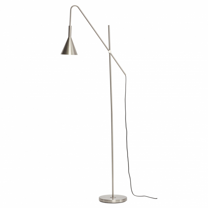 Stehlampe - Metall / Nickel