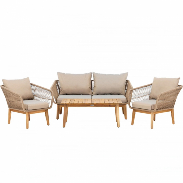Sofagarnitur „Chania“ – Beige/Natur in der Gruppe Sofas & Tagesbetten bei Reforma (9935-027)