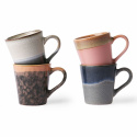 4er-Pack Becher \'70s Espresso\' - Multi