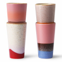 4er-Pack Becher \'70s Latte\' - Multi