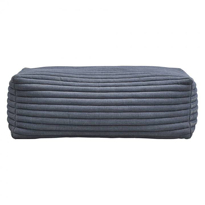 Puff \'Strings\' – Grau/Blau L in der Gruppe Möbel / Sofas / Poufs und Fußhocker bei Reforma (AE2101)
