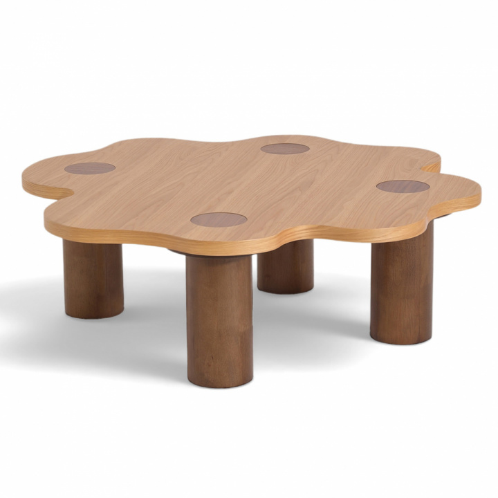 Couchtisch \'Livora\' 107x98 cm – Natur in der Gruppe Möbel / Tische / Couchtisch bei Reforma (BCT-L107-oak)
