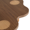 Couchtisch \'Livora\' 107x98 cm – Nussbaum