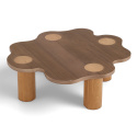 Couchtisch \'Livora\' 107x98 cm – Nussbaum