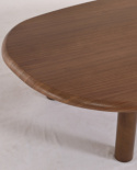 Couchtisch \'Uovo\' 116,5x73cm – Nussbaum