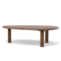 Couchtisch \'Uovo\' 116,5x73cm – Nussbaum