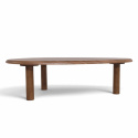 Couchtisch \'Uovo\' 116,5x73cm – Nussbaum