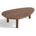 Couchtisch \'Uovo\' 116,5x73cm – Nussbaum