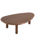 Couchtisch \'Uovo\' 116,5x73cm – Nussbaum