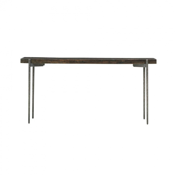 Beistelltisch 'Close' - Eisen / recyceltes Holz