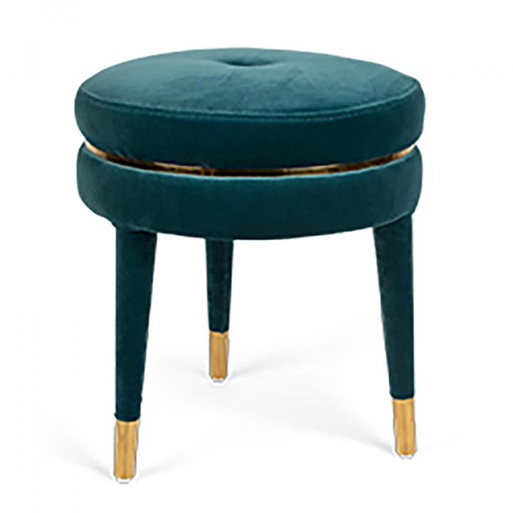 Hocker \'Macaron\' 48 cm - Blau in der Gruppe Möbel / Stühle und Polstermöbel / Hocker bei Reforma (BM14002)