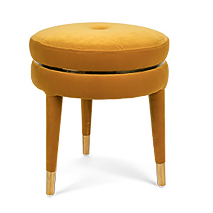 Hocker 'Macaron' 48 cm - Gelb