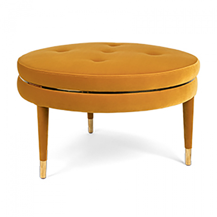 Puff \'Macaron\' - Gelb in der Gruppe Möbel / Sofas / Poufs und Fußhocker bei Reforma (BM14006)