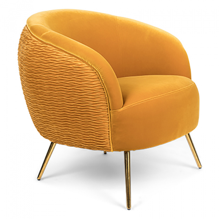 Sessel 'So kurvig' - Gelb