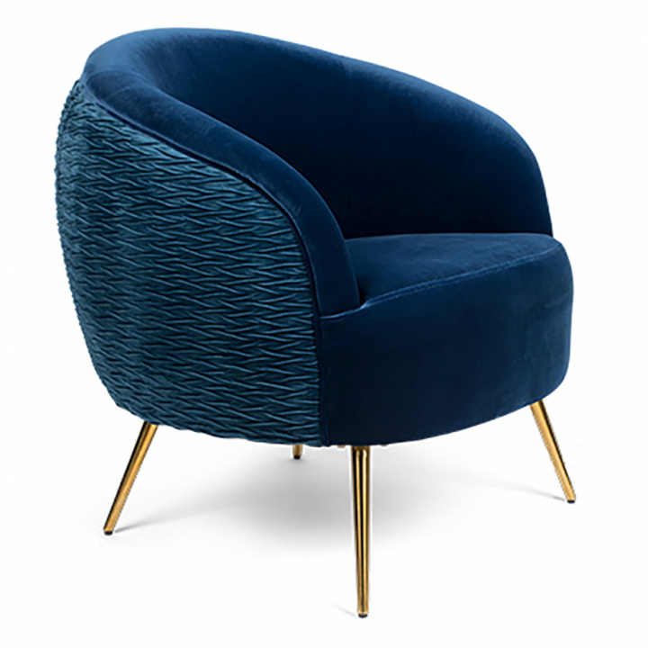 Sessel 'So kurvig' - Blau