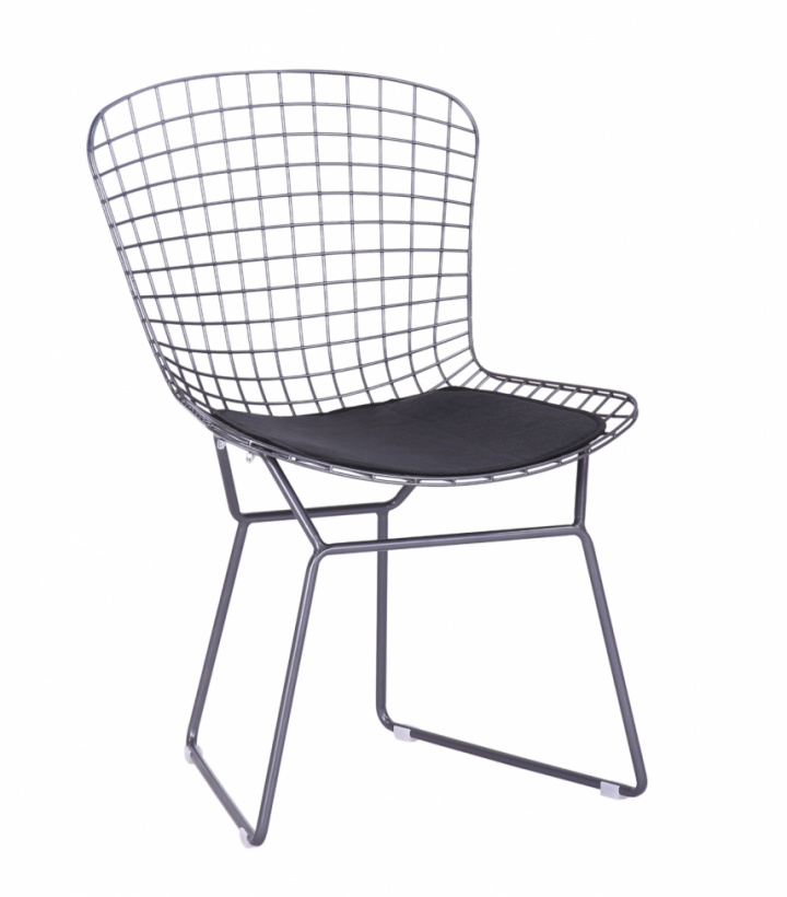 Stuhl \'Bertoia\' - Silber/Grau in der Gruppe MBEL / Sthle und Polstermbel / Sthle bei Reforma (BTY-18-P6-silver)