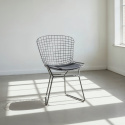 Stuhl \'Bertoia\' - Silber/Grau