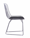 Stuhl \'Bertoia\' - Silber/Grau