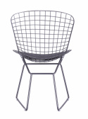 Stuhl \'Bertoia\' - Silber/Grau