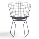 Stuhl \'Bertoia\' - Silber/Grau