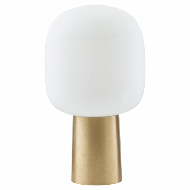 Tischlampe 'Note' - Weiß / Messing - Hausarzt