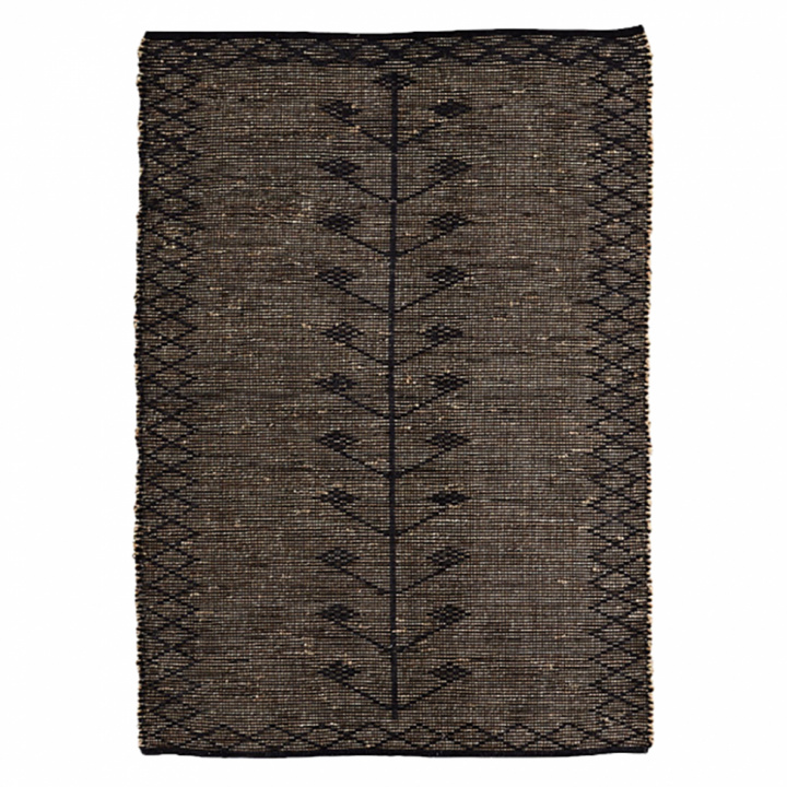 Matte \'Seegrasroggen\' -Braun/Schwarz in der Gruppe Einrichtung / Teppiche / Gewebte Teppiche bei Reforma (CJ-CSG-82146BK)