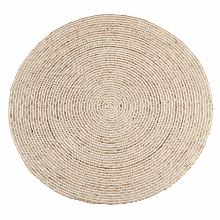 Runde Matte - Jute 150E S in der Gruppe Einrichtung / Teppiche / Gewebte Teppiche bei Reforma (CJ-JB-8695WH)