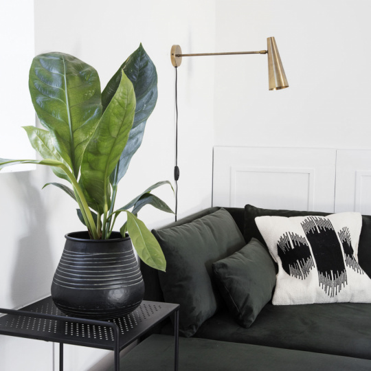 Wandleuchte 'Precise' - Messing