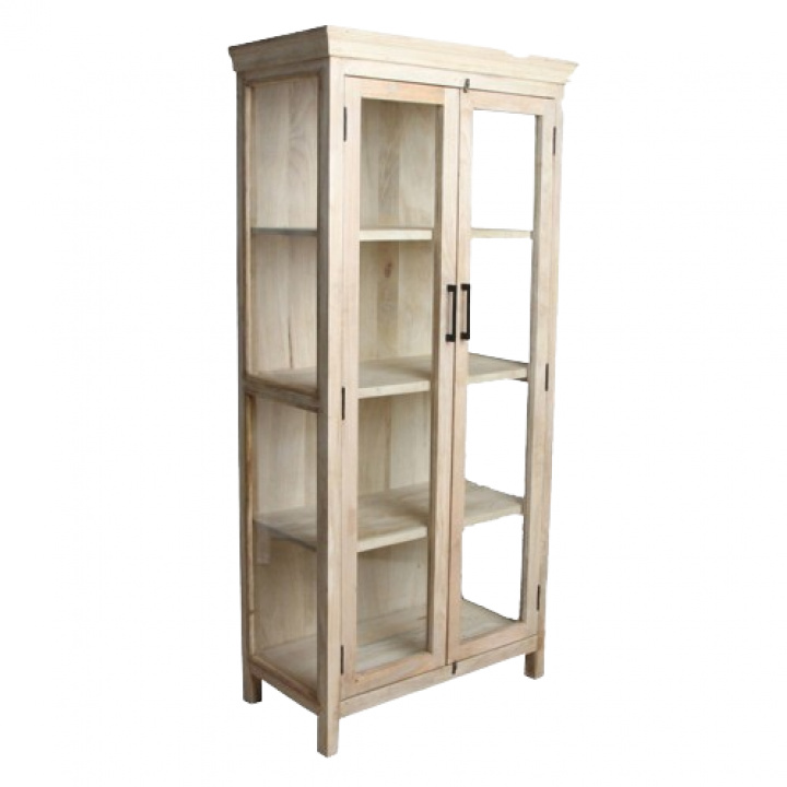 Schrankschrank \'Vitrine\' - Wei in der Gruppe MBEL / Regale & Aufbewahrung / Schrnke und Sideboards bei Reforma (CLMW00013)