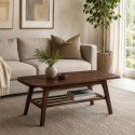 Couchtisch \'Créme\'- Walnut