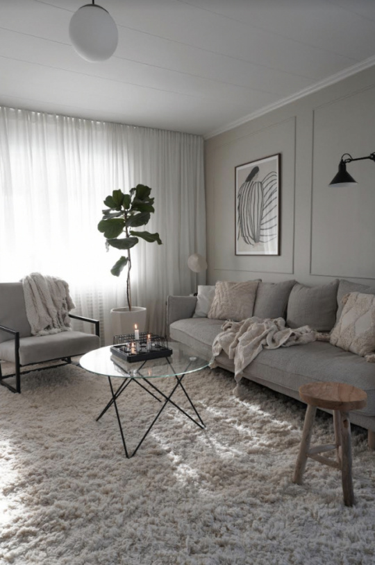 Dekoratives Kissen - Beige 45x45