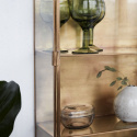 Wandschrank - Glas / Messing