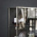 Wandschrank - Glas / Zink S