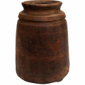 Groﬂer Holztopf \'Rob\' -Holz