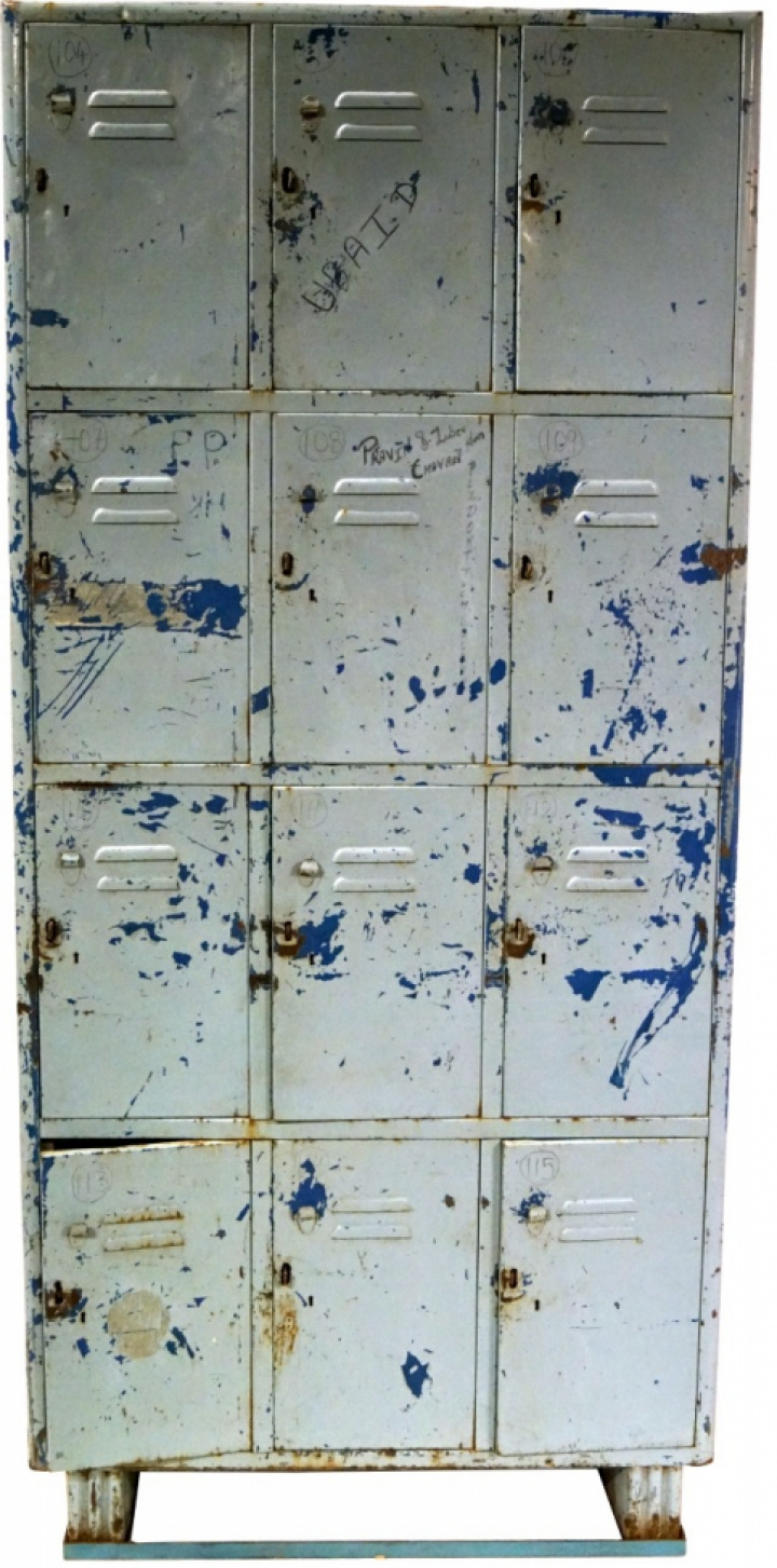 Fabrikschränke Vintage - Blau in der Gruppe Kampagne / Möbel / Regale & Aufbewahrung bei Reforma (D2013)