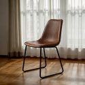 Stuhl \'Retro\' - Braun