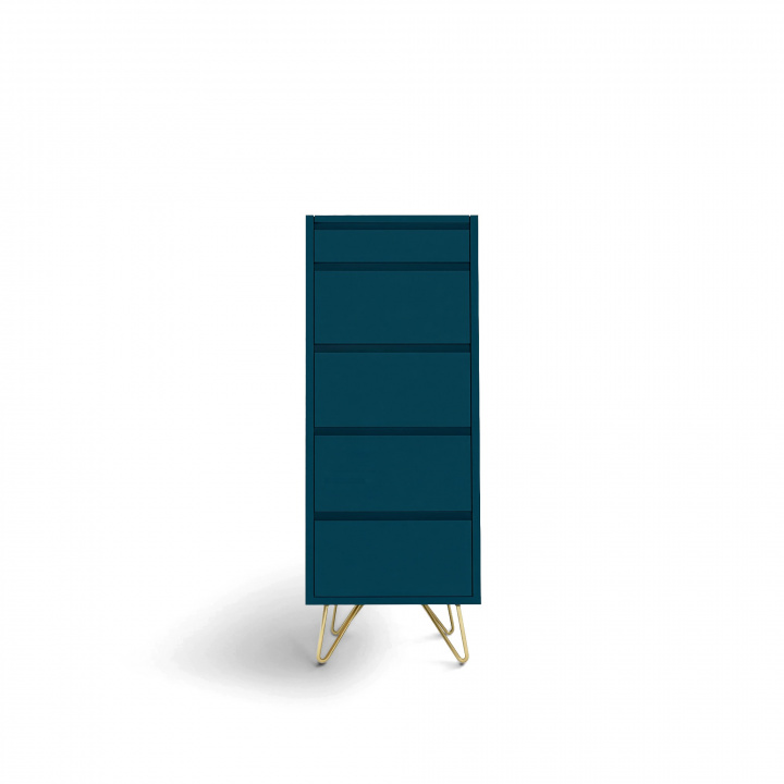 Kommode 'Elle' 45x110 - Grün/Kupfer
