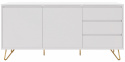 Sideboard \'Elle\' - Weiß/Kupfer