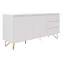 Sideboard \'Elle\' - Weiß/Kupfer