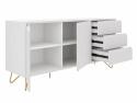 Sideboard \'Elle\' - Weiß/Kupfer