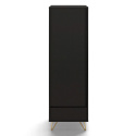 Kleiderschrank \'Elle\' - Schwarz/Kupfer
