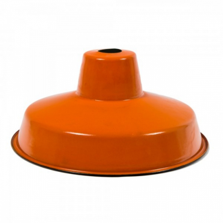 Lampenschirm aus Emaille - Orange in der Gruppe bei Reforma (ELS-Orange-Large)