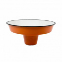 Lampenschirm aus Emaille - Orange