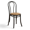 Stuhl \'Bistro\' - Rattan/Schwarz
