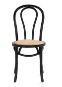 Stuhl \'Bistro\' - Rattan/Schwarz