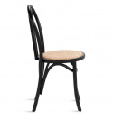 Stuhl \'Bistro\' - Rattan/Schwarz