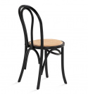 Stuhl \'Bistro\' - Rattan/Schwarz